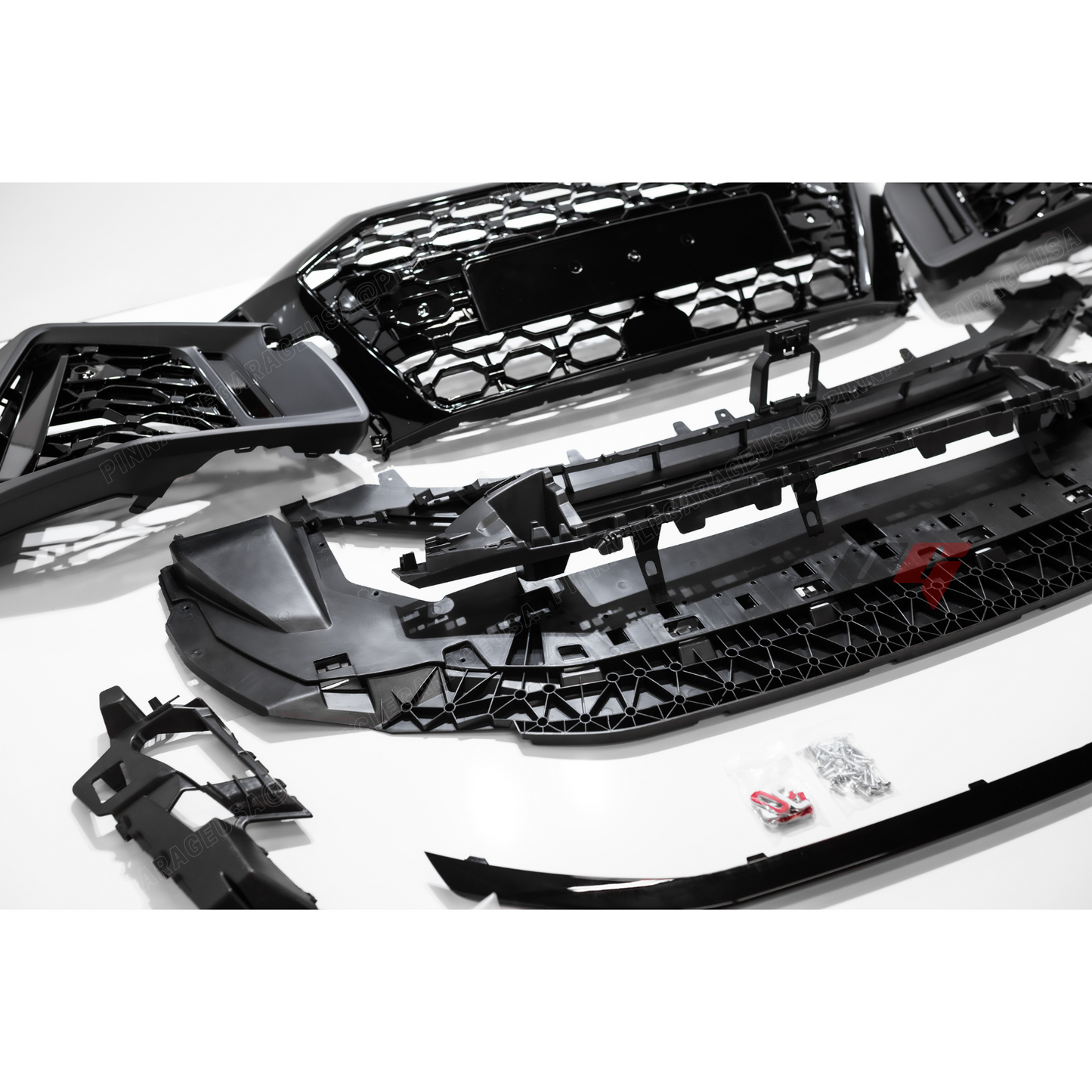 2021+ Audi A3, S3 Front RS3 Style Bumper Cover Conversion w/ Front Grille