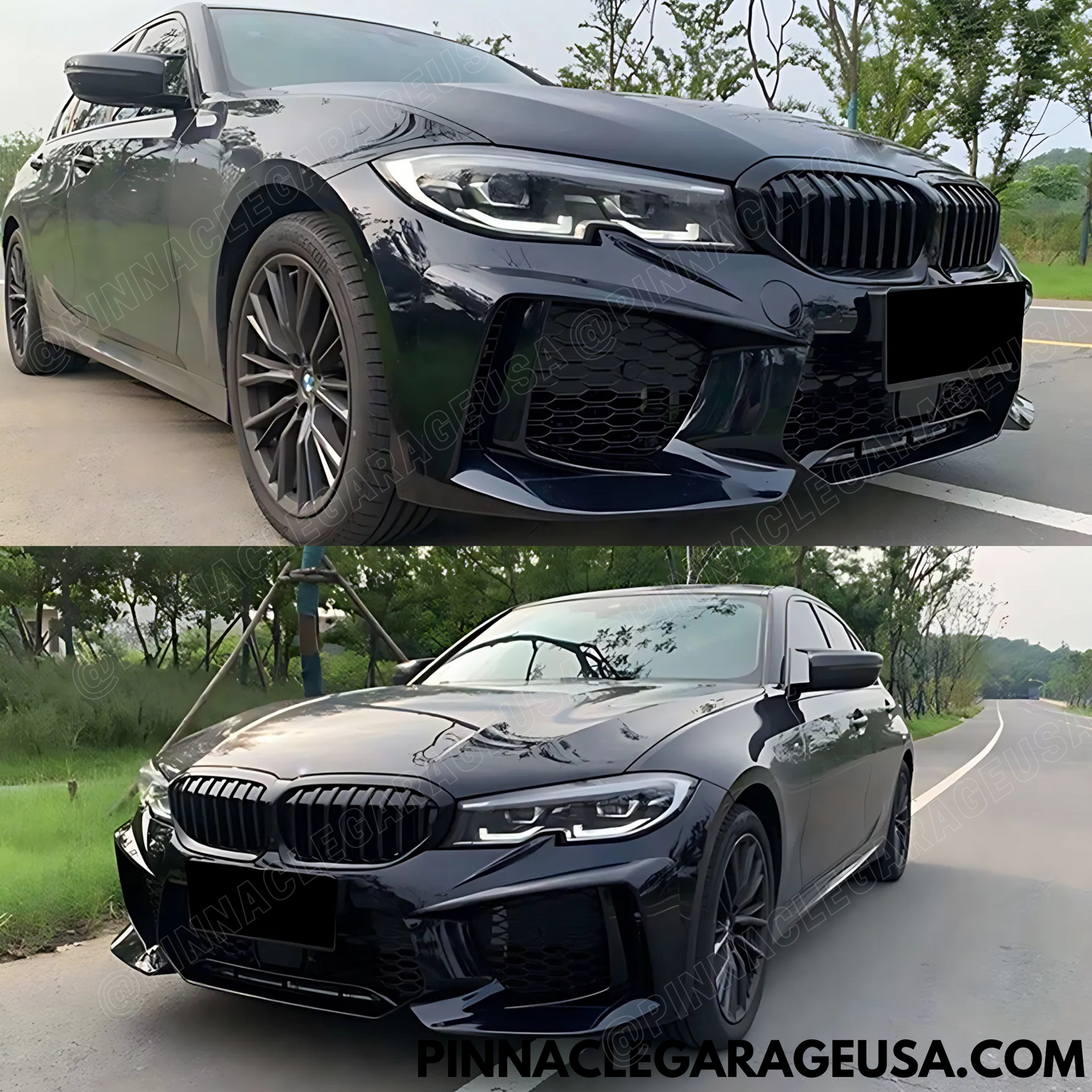 2019-2021 BMW G20/G28 3 Series Front M8 Style Bumper Cover Conversion