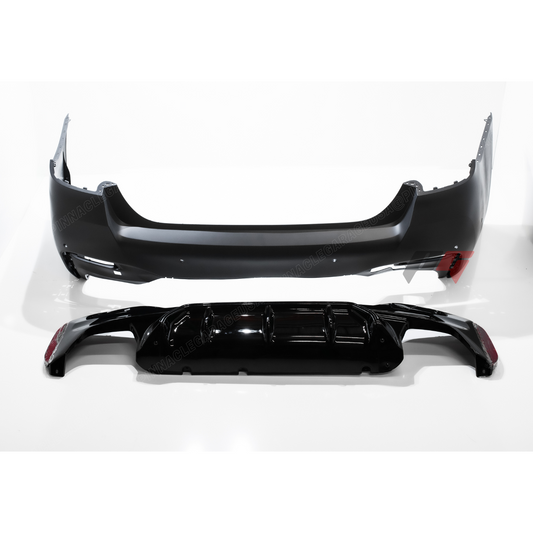 2018-2020 BMW 5 Series Rear F90 M5 Style Bumper Cover Conversion w/ Rear Diffuser