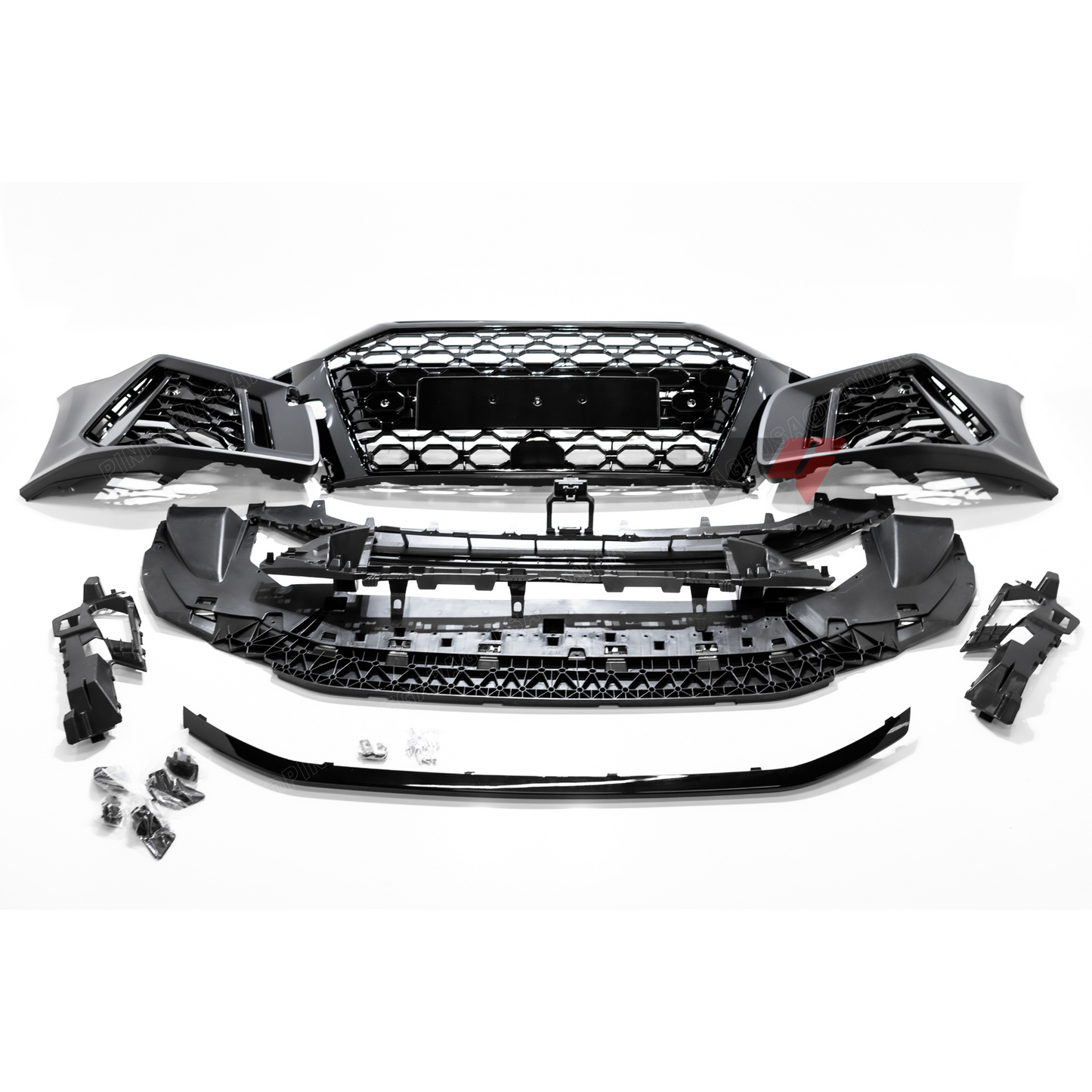 2021+ Audi A3, S3 Front RS3 Style Bumper Cover Conversion w/ Front Grille