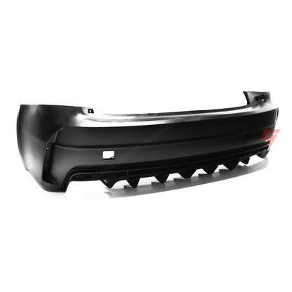 2006-2013 LEXUS PG STYLE V1 IS250, IS350 Rear Bumper Cover w/ Mufflers & 3rd Brake Light