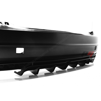 2006-2013 LEXUS PG STYLE V1 IS250, IS350 Rear Bumper Cover w/ Mufflers & 3rd Brake Light