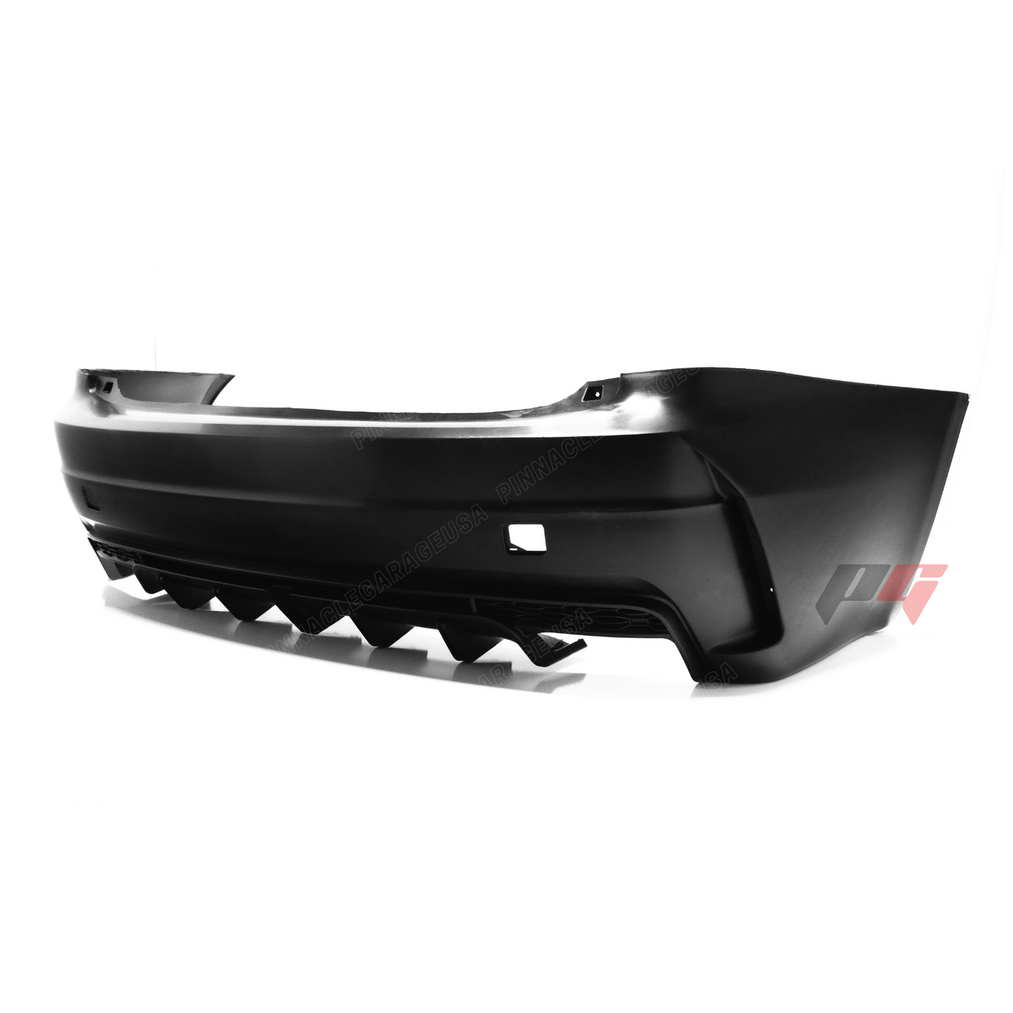 2006-2013 LEXUS PG STYLE V1 IS250, IS350 Rear Bumper Cover w/ Mufflers & 3rd Brake Light