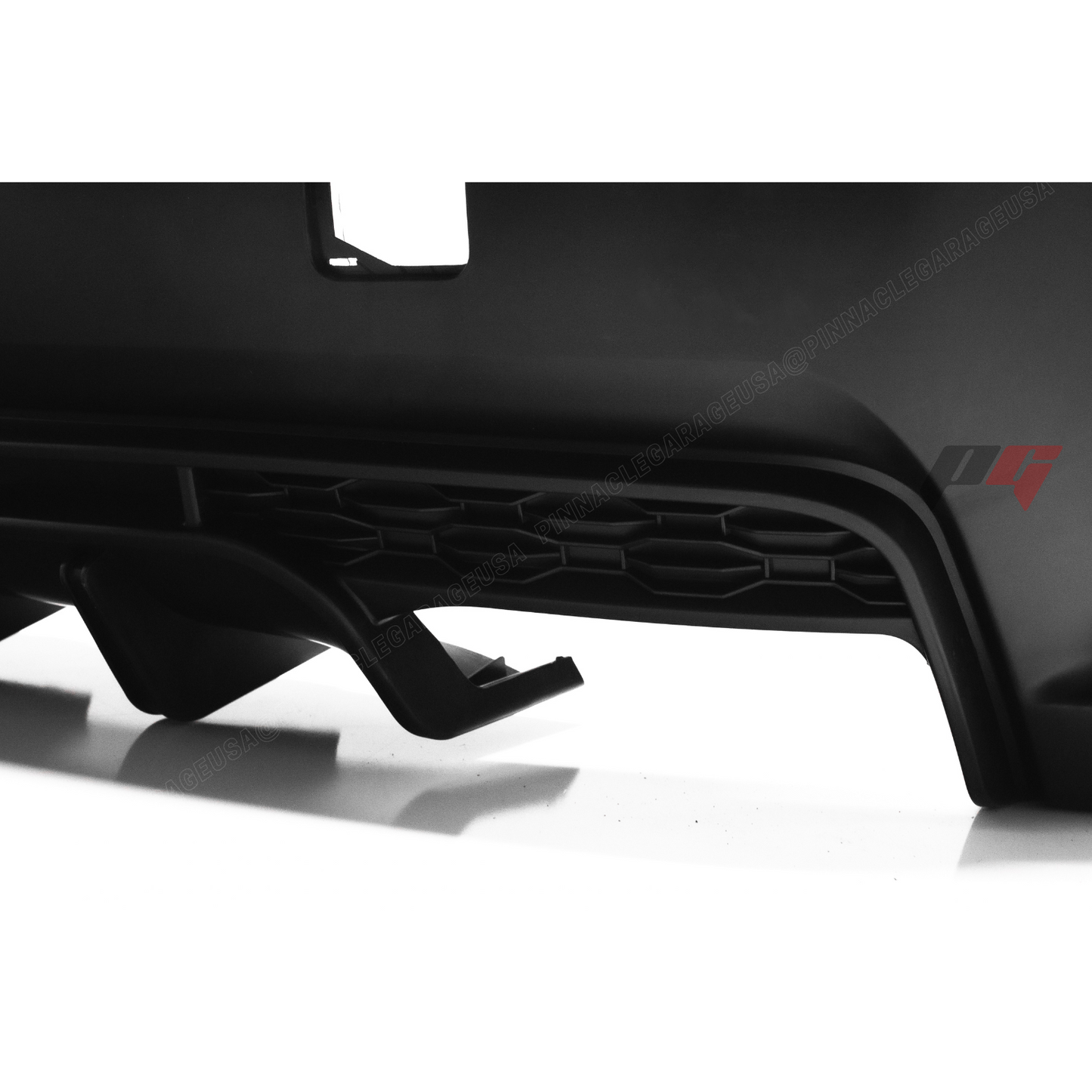 2006-2013 LEXUS PG STYLE V1 IS250, IS350 Rear Bumper Cover w/ Mufflers & 3rd Brake Light
