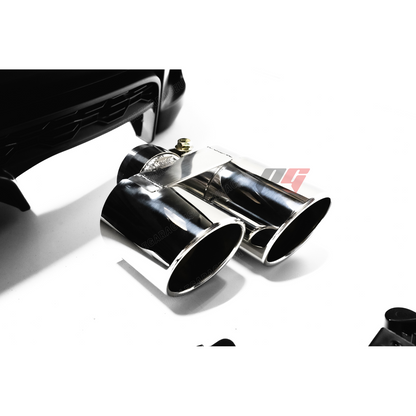 2006-2013 LEXUS PG STYLE V1 IS250, IS350 Rear Bumper Cover w/ Mufflers & 3rd Brake Light