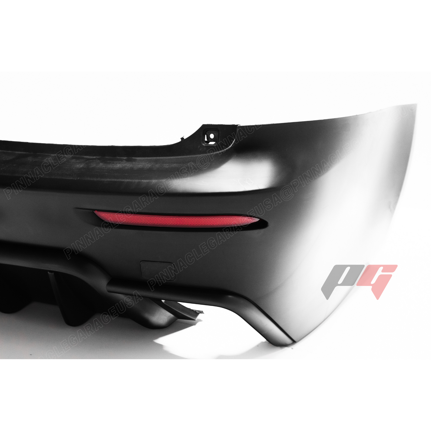 2006-2013 LEXUS PG STYLE V2 IS250, IS350 Rear Bumper Cover w/ Mufflers & 3rd Brake Light