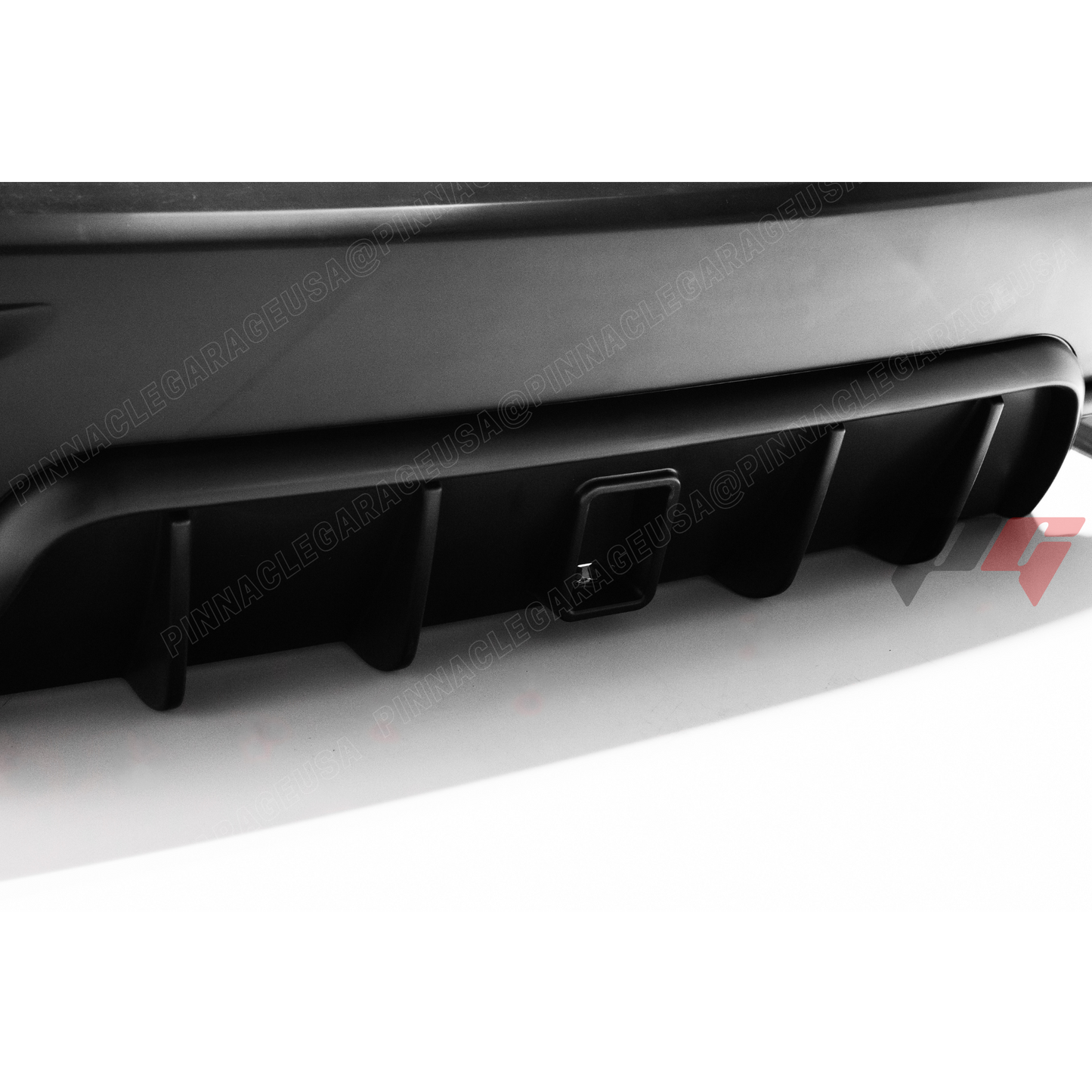 2006-2013 LEXUS PG STYLE V2 IS250, IS350 Rear Bumper Cover w/ Mufflers & 3rd Brake Light