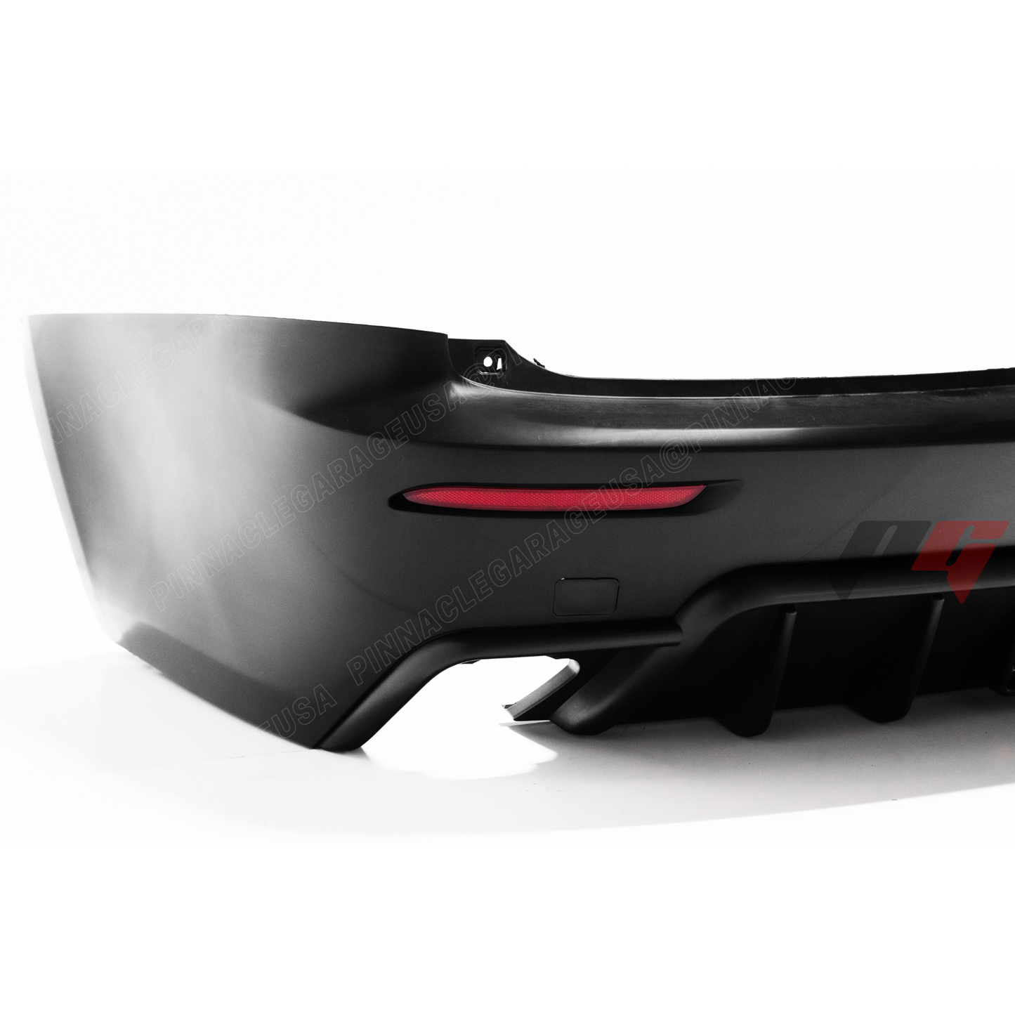 2006-2013 LEXUS PG STYLE V2 IS250, IS350 Rear Bumper Cover w/ Mufflers & 3rd Brake Light