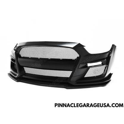 2015-2017 Ford Mustang GT500 Style Front Bumper w/ Lip Conversion Kit