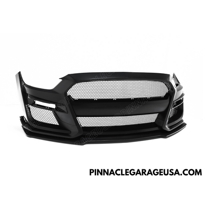 2015-2017 Ford Mustang GT500 Style Front Bumper w/ Lip Conversion Kit