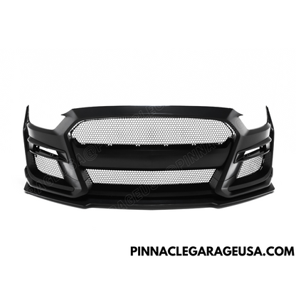2015-2017 Ford Mustang GT500 Style Front Bumper w/ Lip Conversion Kit