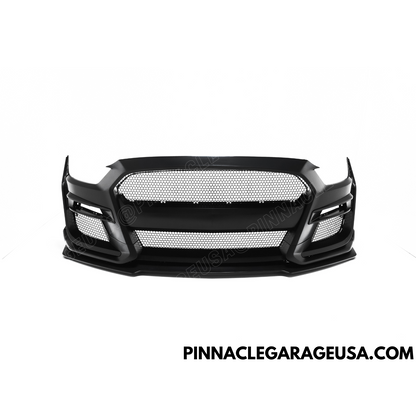 2015-2017 Ford Mustang GT500 Style Front Bumper w/ Lip Conversion Kit