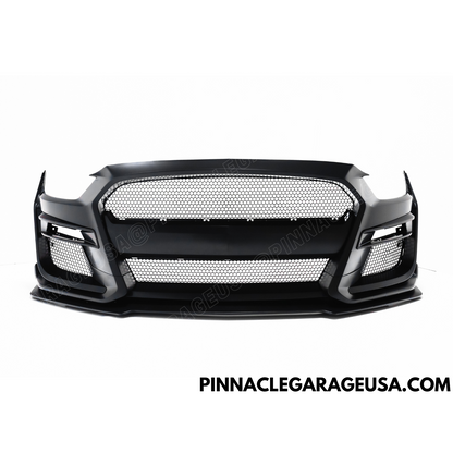 2015-2017 Ford Mustang GT500 Style Front Bumper w/ Lip Conversion Kit