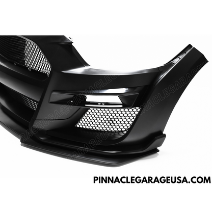 2015-2017 Ford Mustang GT500 Style Front Bumper w/ Lip Conversion Kit