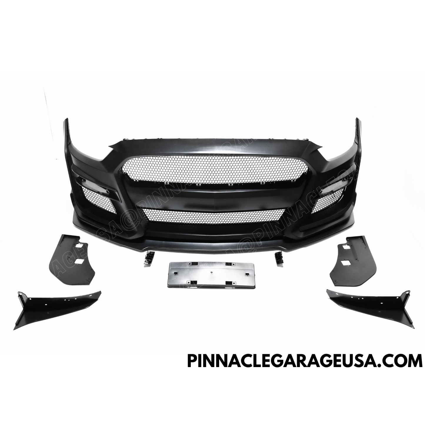 2015-2017 Ford Mustang GT500 Style Front Bumper w/ Lip Conversion Kit