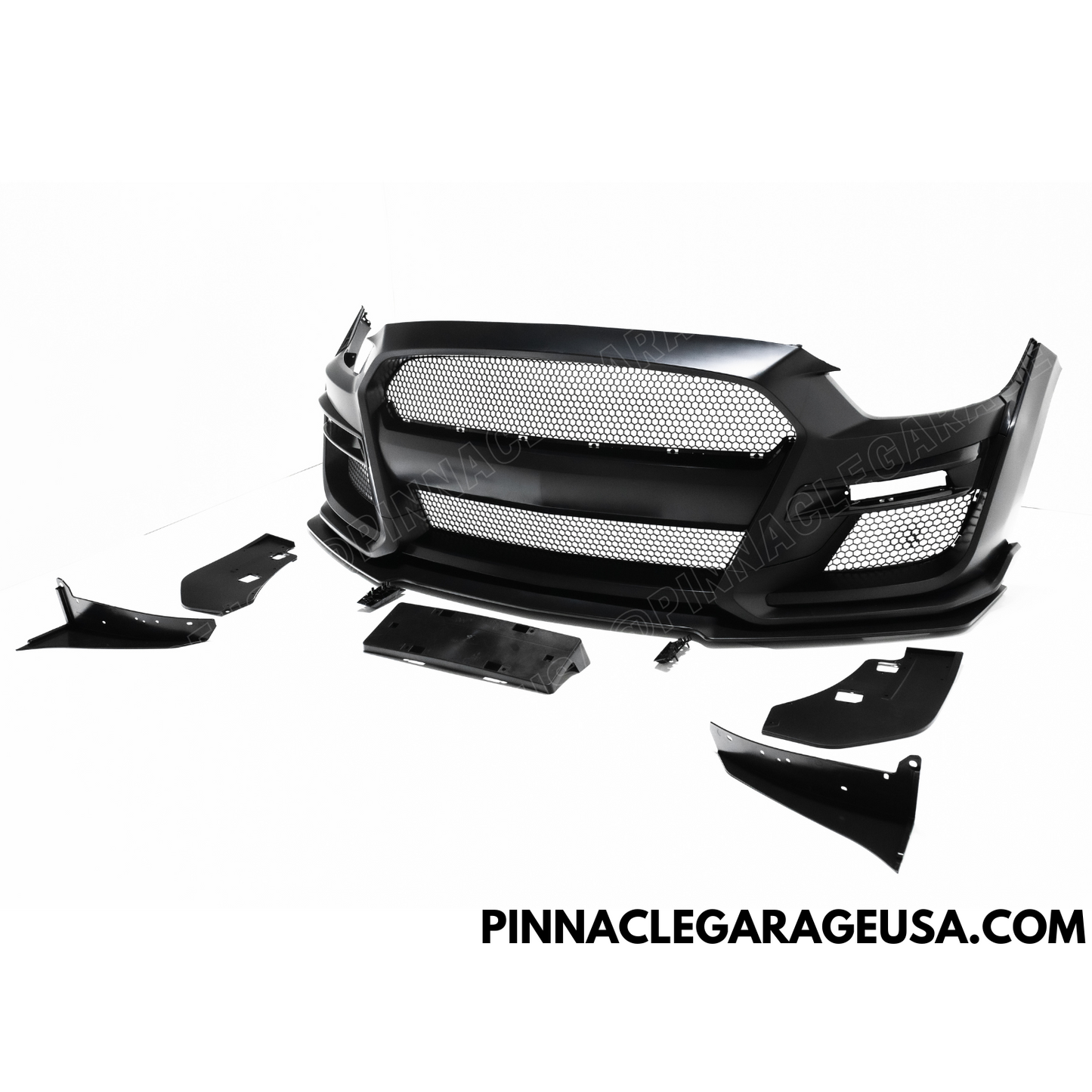 2015-2017 Ford Mustang GT500 Style Front Bumper w/ Lip Conversion Kit