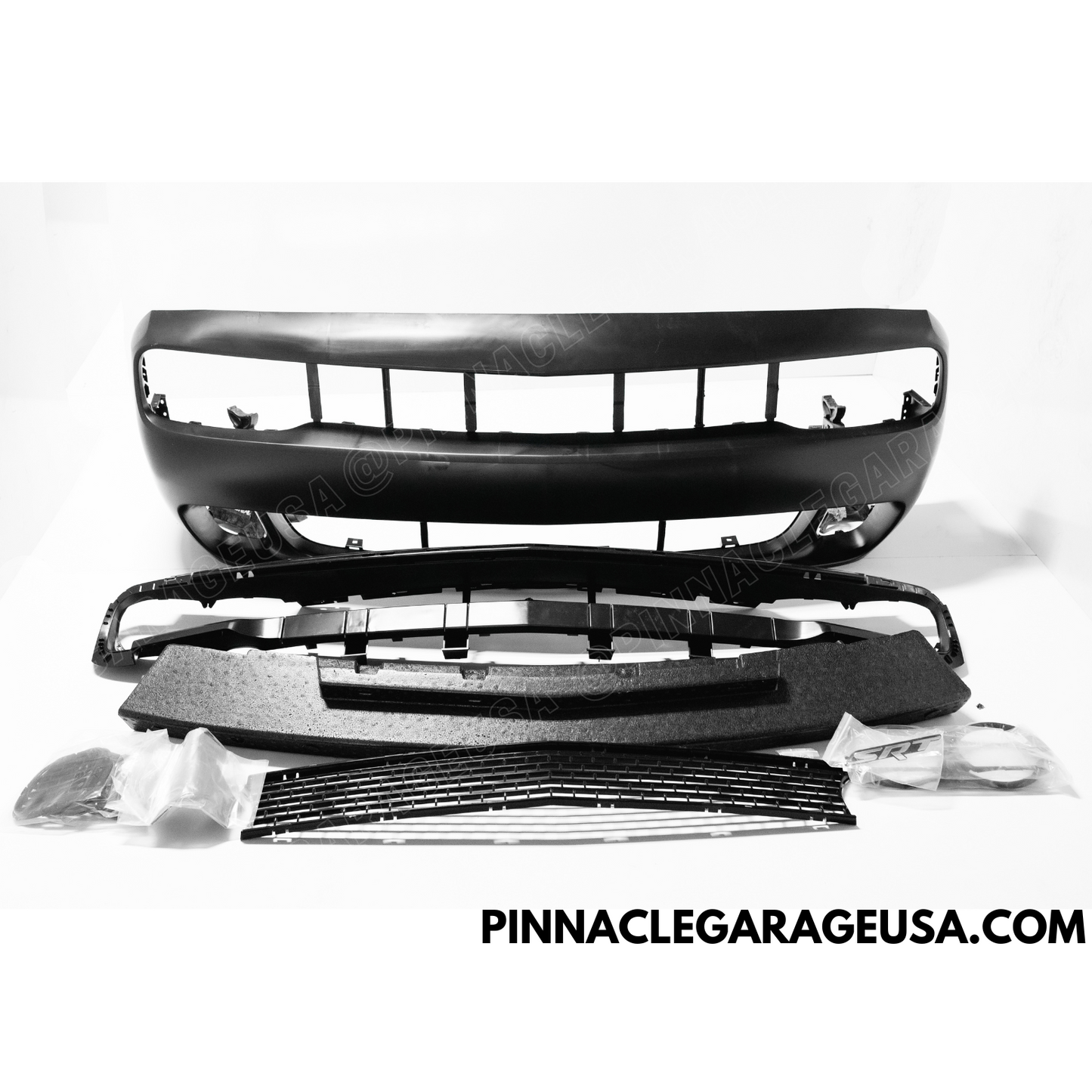 2010-2014 Dodge Challenger SRT-8 Hellcat Style Front Bumper Cover Conversion