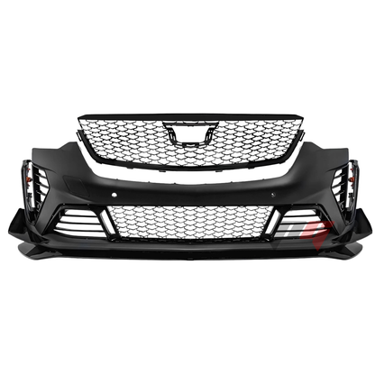 2020-2024 Cadillac CT4 to CT4-V Blackwing Style Front Bumper Cover Conversion Kit