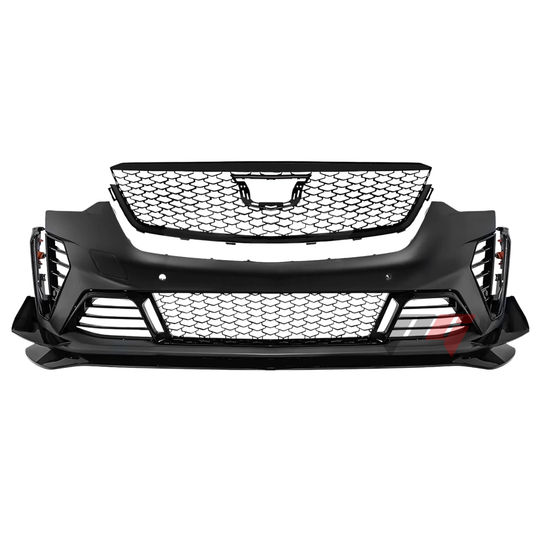 2020-2024 Cadillac CT4 to CT4-V Blackwing Style Front Bumper Cover Conversion Kit