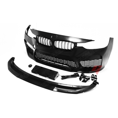 2012-2018 BMW F3X 3 Series Front F90 M5 Style Bumper Conversion