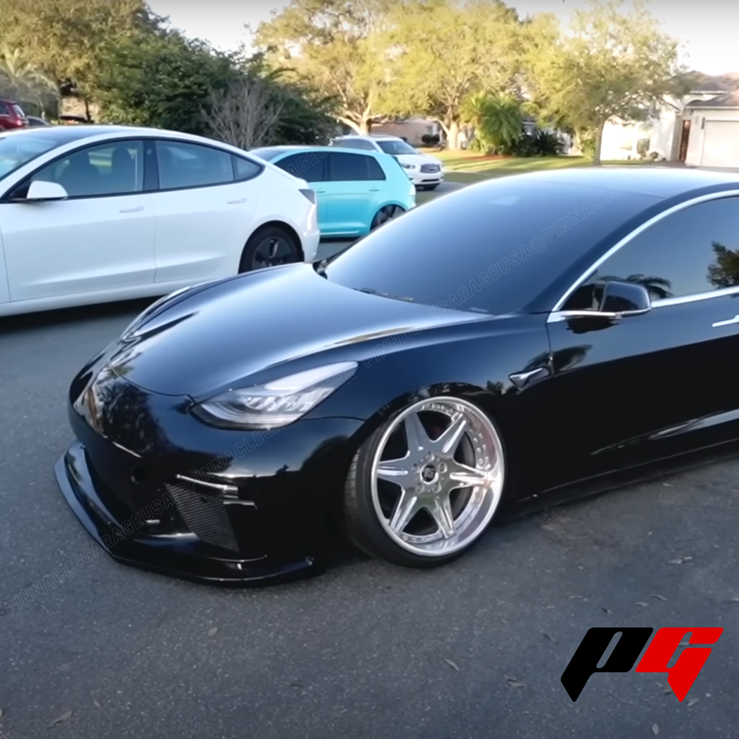 2017-2023 TESLA Model 3 PG GT3 Style Front Bumper Conversion Kit