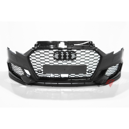 2017-2020 Audi A3, S3 Front RS3 Style Bumper Cover Conversion w/ Front Grille