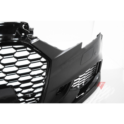 2017-2020 Audi A3, S3 Front RS3 Style Bumper Cover Conversion w/ Front Grille