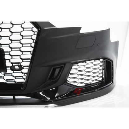 2017-2020 Audi A3, S3 Front RS3 Style Bumper Cover Conversion w/ Front Grille