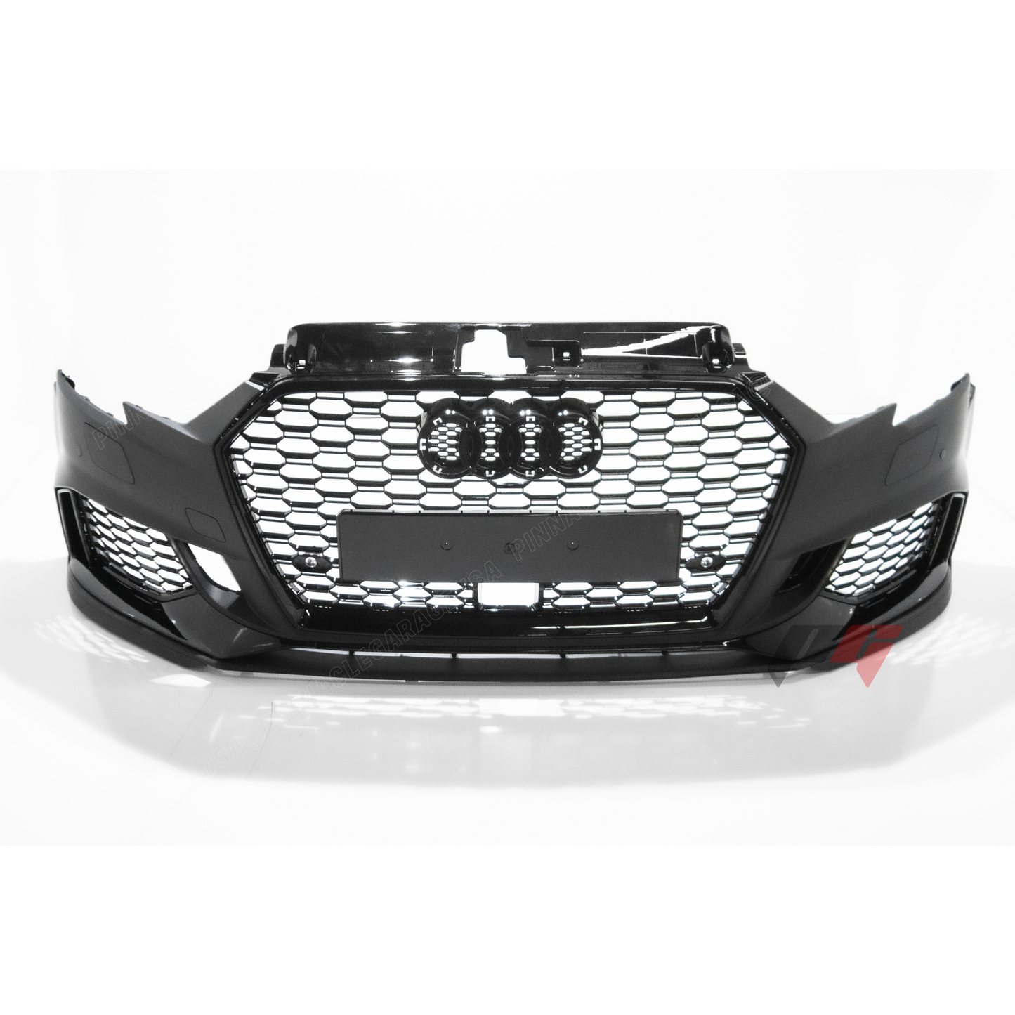 2017-2020 Audi A3, S3 Front RS4 Style Bumper Cover Conversion w/ Front Grille