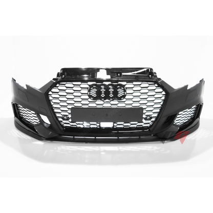 2017-2020 Audi A3, S3 Front RS4 Style Bumper Cover Conversion w/ Front Grille