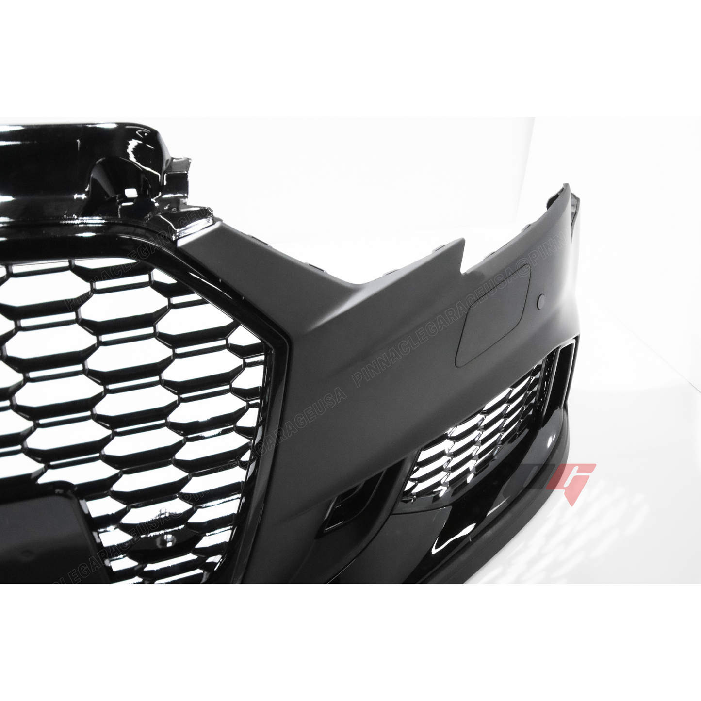 2017-2020 Audi A3, S3 Front RS4 Style Bumper Cover Conversion w/ Front Grille