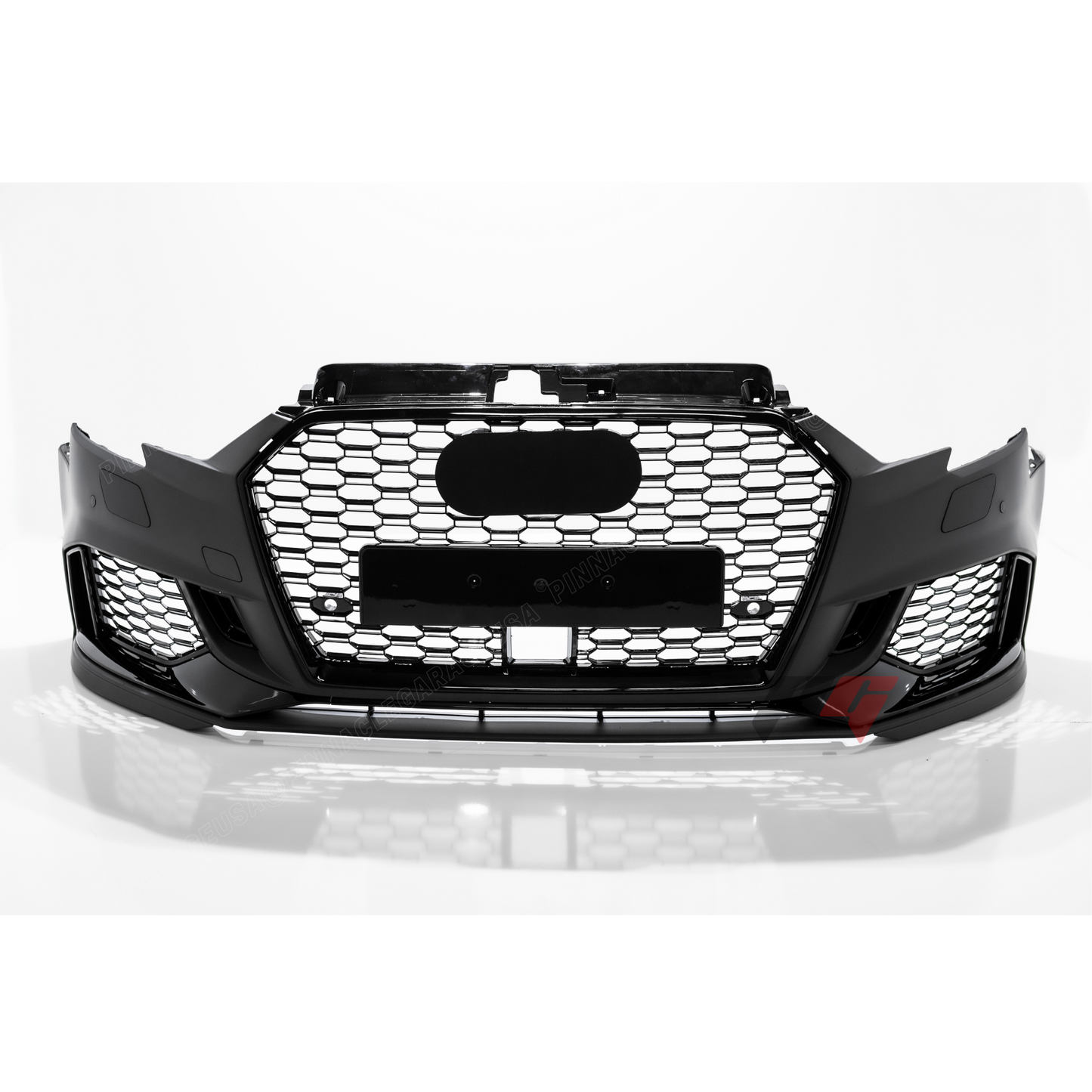 2017-2020 Audi A3, S3 Front RS4 Style Bumper Cover Conversion w/ Front Grille