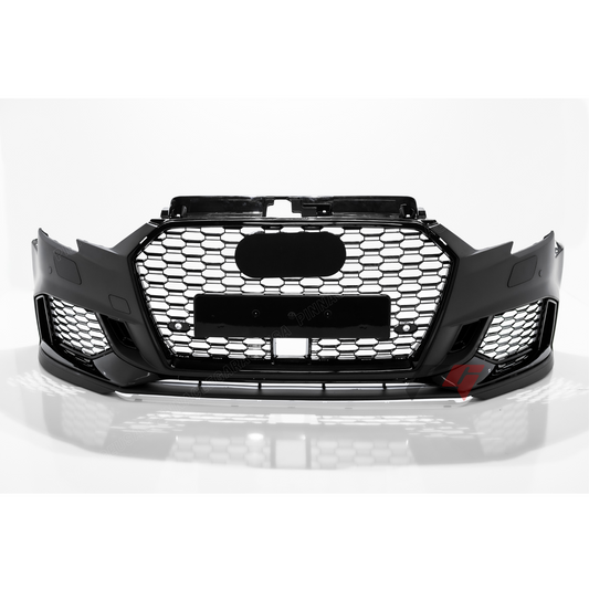 2017-2020 Audi A3, S3 Front RS4 Style Bumper Cover Conversion w/ Front Grille