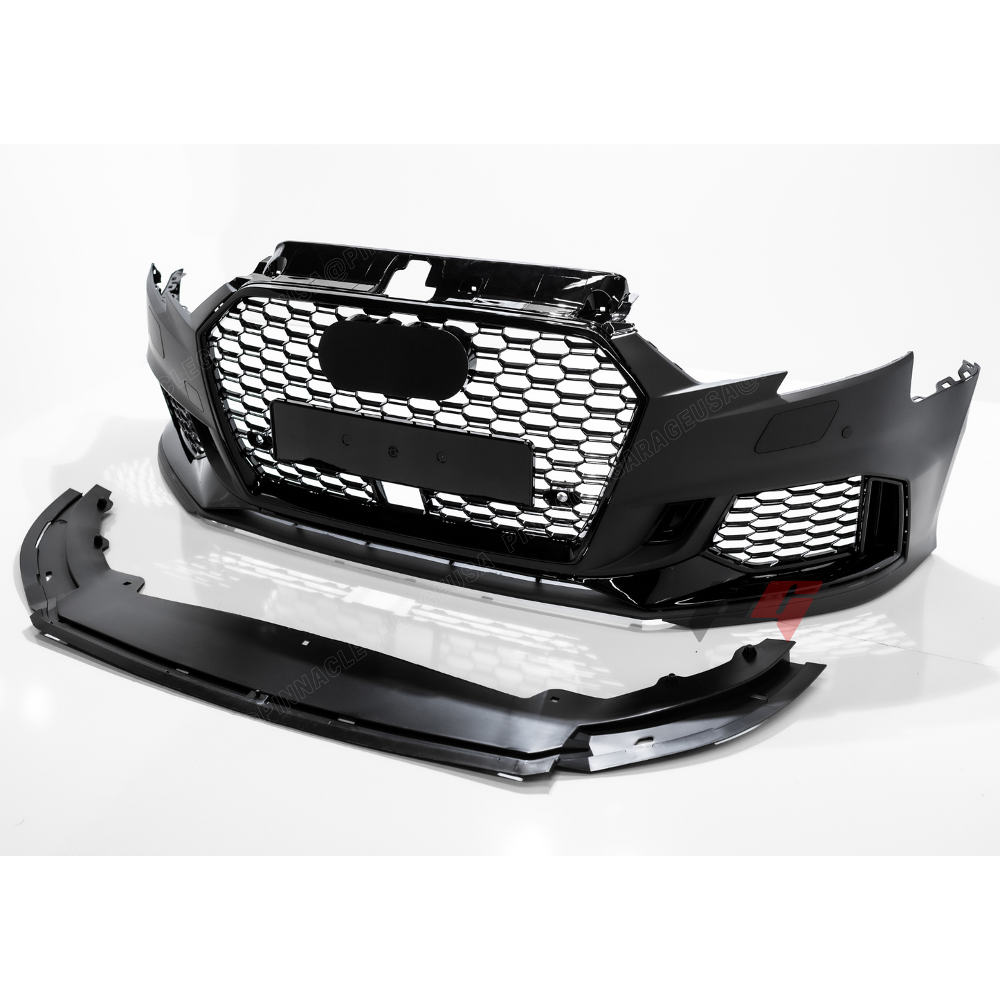 2017-2020 Audi A3, S3 Front RS4 Style Bumper Cover Conversion w/ Front Grille