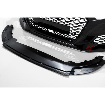 2017-2020 Audi A3, S3 Front RS4 Style Bumper Cover Conversion w/ Front Grille