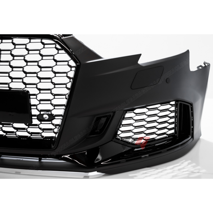 2017-2020 Audi A3, S3 Front RS4 Style Bumper Cover Conversion w/ Front Grille
