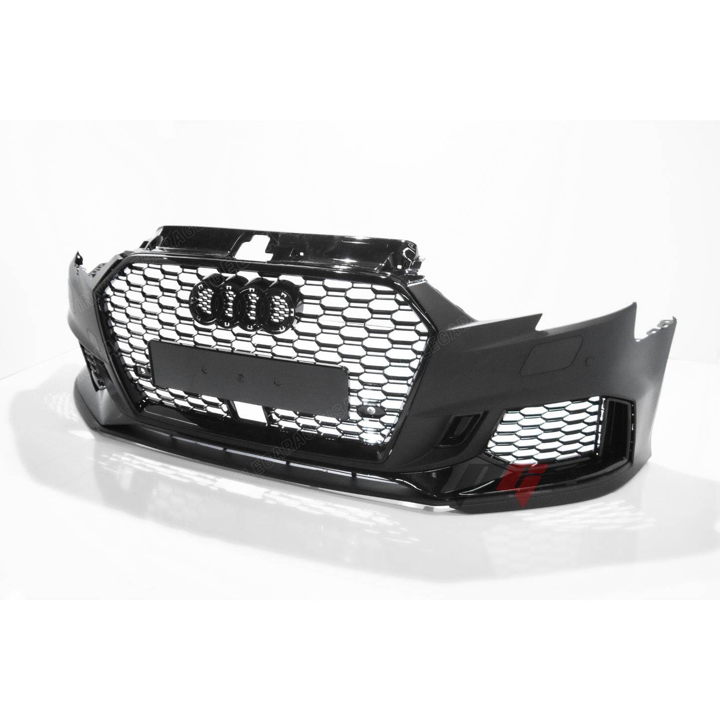 2017-2020 Audi A3, S3 Front RS4 Style Bumper Cover Conversion w/ Front Grille