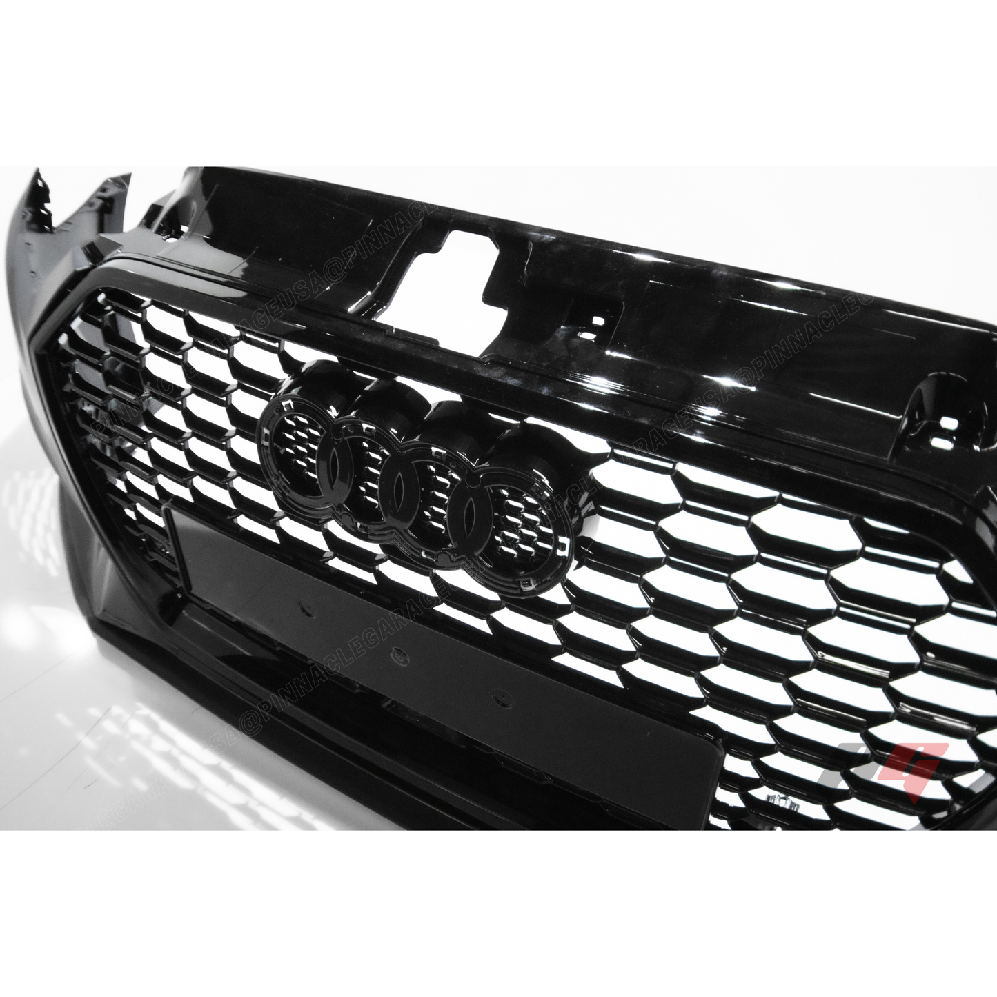 2017-2020 Audi A3, S3 Front RS4 Style Bumper Cover Conversion w/ Front Grille