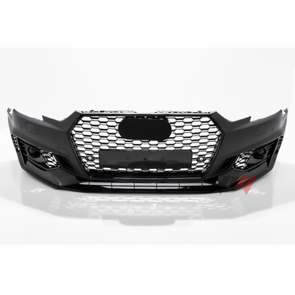 2017-2019 Audi A4, S4 Front RS4 Style Bumper Cover Conversion w/ Front Grille