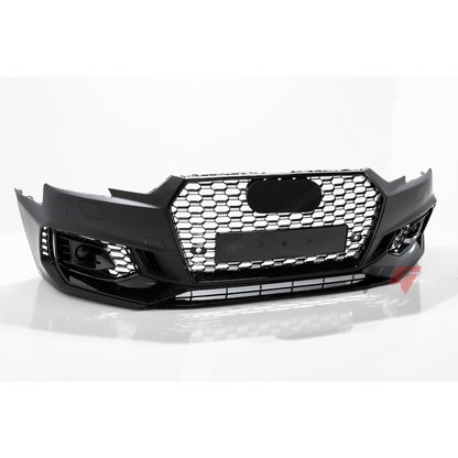 2017-2019 Audi A4, S4 Front RS4 Style Bumper Cover Conversion w/ Front Grille