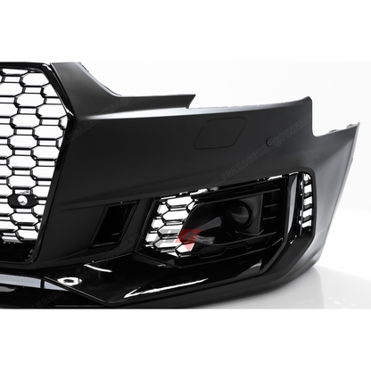2017-2019 Audi A4, S4 Front RS4 Style Bumper Cover Conversion w/ Front Grille