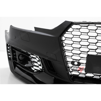 2017-2019 Audi A4, S4 Front RS4 Style Bumper Cover Conversion w/ Front Grille