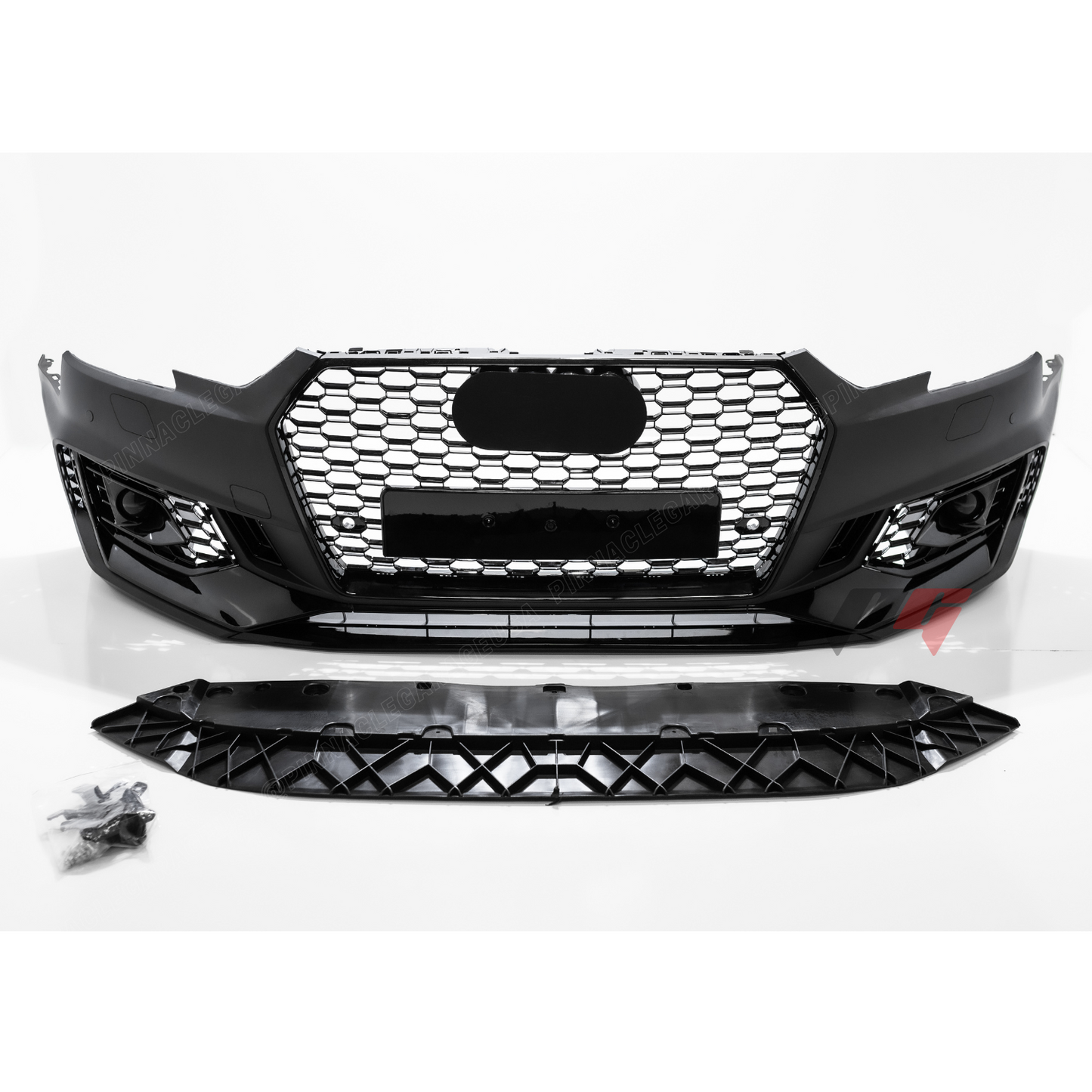 2017-2019 Audi A4, S4 Front RS4 Style Bumper Cover Conversion w/ Front Grille