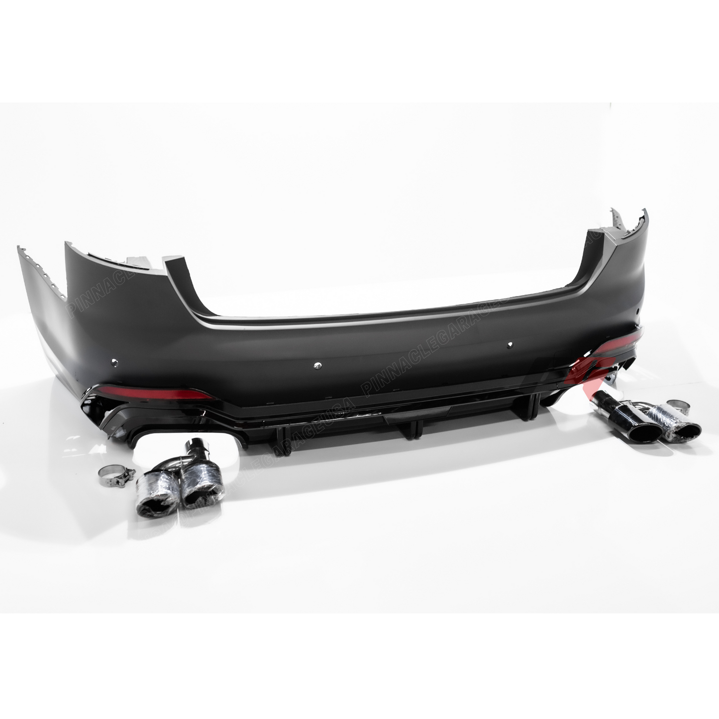 2017-2019 Audi A4, S4 Rear RS4 Style Bumper Cover Conversion w/ Rear Diffuser & Quad Exhaust Tips