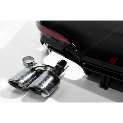 2017-2019 Audi A4, S4 Rear RS4 Style Bumper Cover Conversion w/ Rear Diffuser & Quad Exhaust Tips