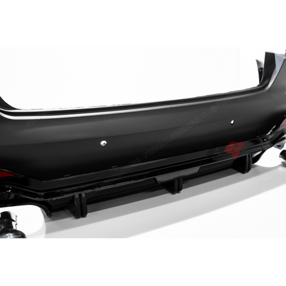 2017-2019 Audi A4, S4 Rear RS4 Style Bumper Cover Conversion w/ Rear Diffuser & Quad Exhaust Tips