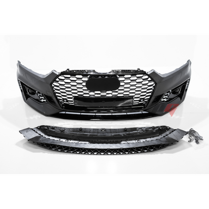 2017-2020 Audi A5, S5 Front RS5 Style Bumper Cover Conversion w/ Front Grille