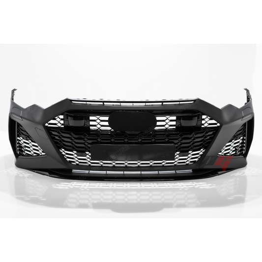 2019-2025 Audi A6, S6 Front RS6 Style Bumper Cover Conversion w/ Front Grille