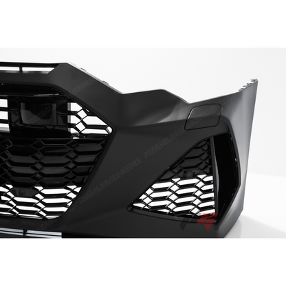 2019-2025 Audi A6, S6 Front RS6 Style Bumper Cover Conversion w/ Front Grille