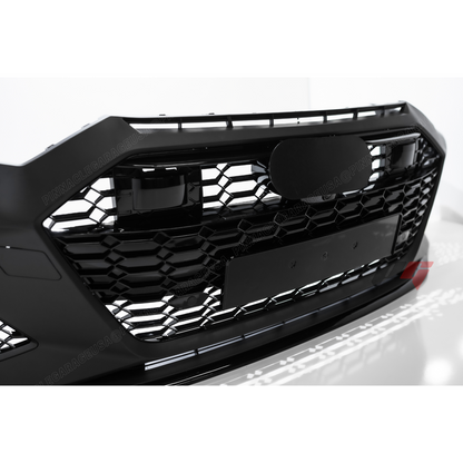 2019-2025 Audi A6, S6 Front RS6 Style Bumper Cover Conversion w/ Front Grille